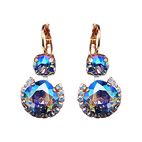 Komplektas "Klaris VI (Šviesiai safyro blizgesys)" su Swarovski™ kristalais